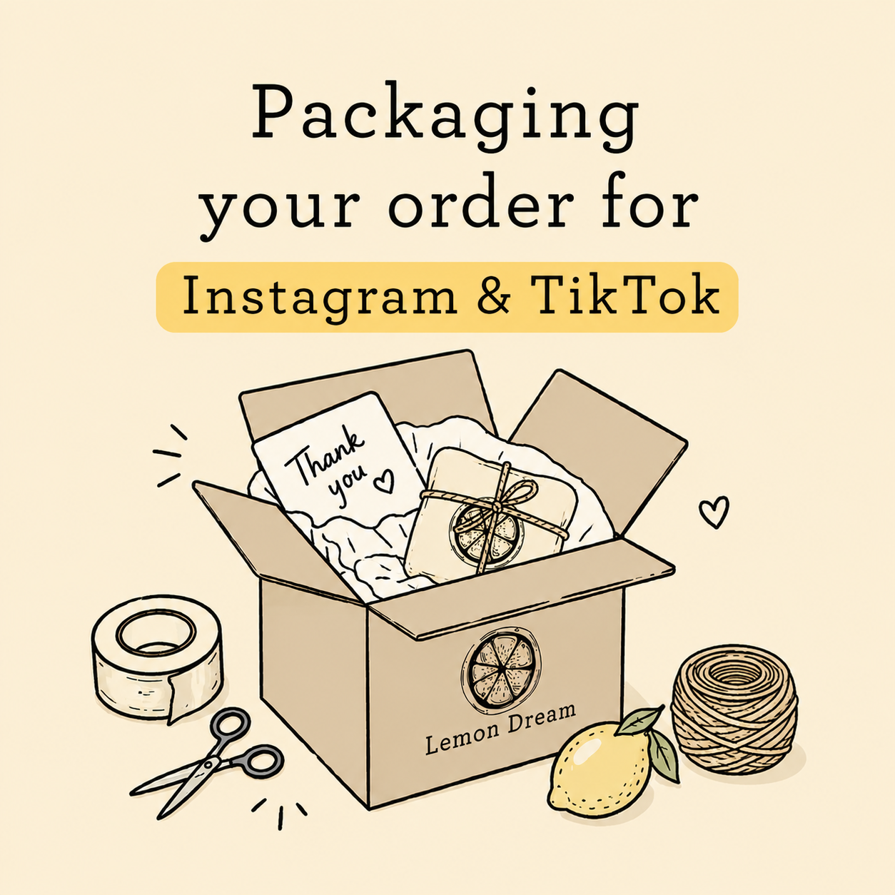 Packaging Video (TikTok & Instagram)