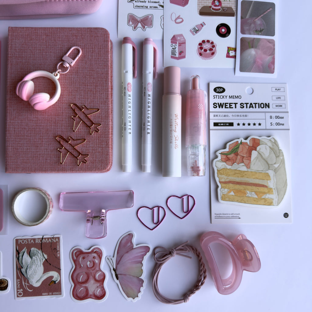 Pink Tulip Journal Set 🩷