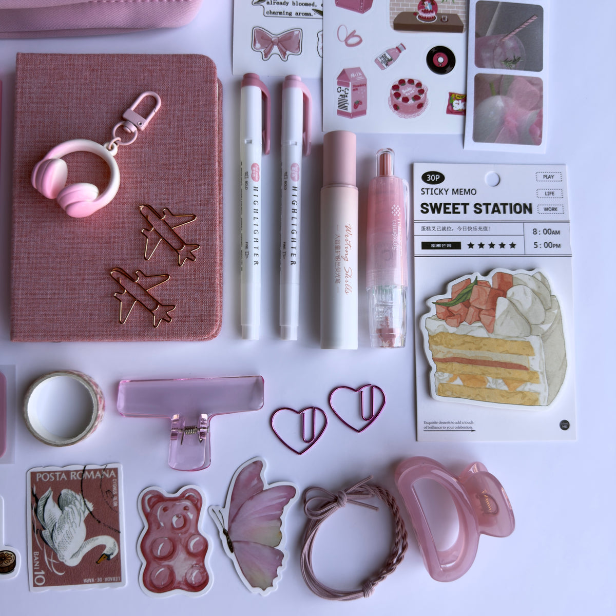 Pink Tulip Journal Set 🩷