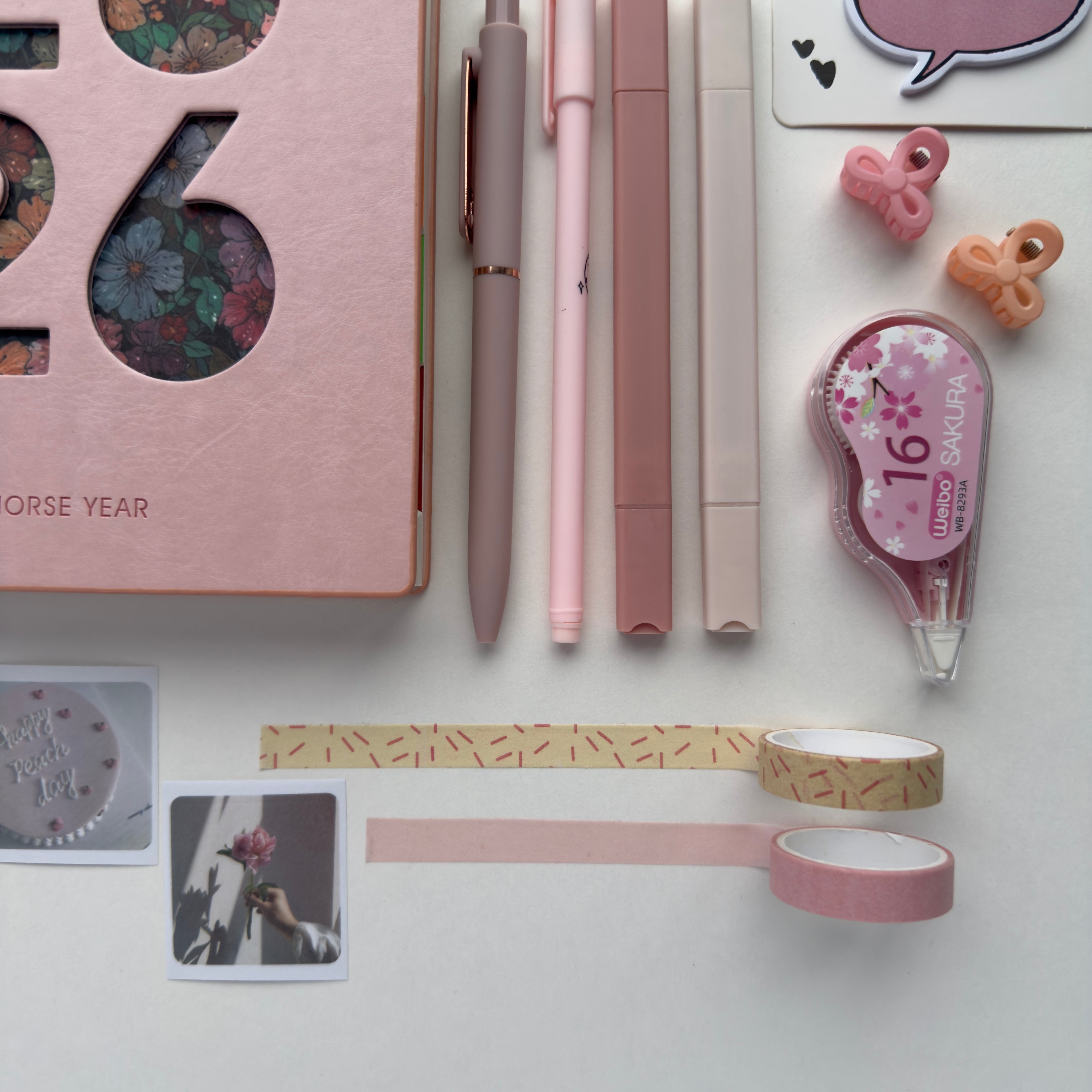 🌸 Pink 2026 Year Goal Planner Bundle