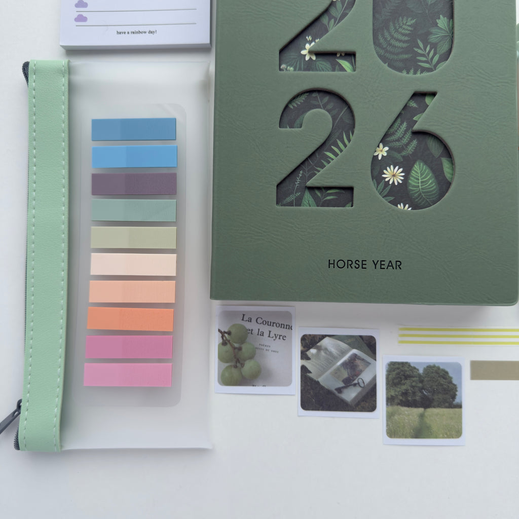 🌿 Green 2026 Year Goal Planner Bundle