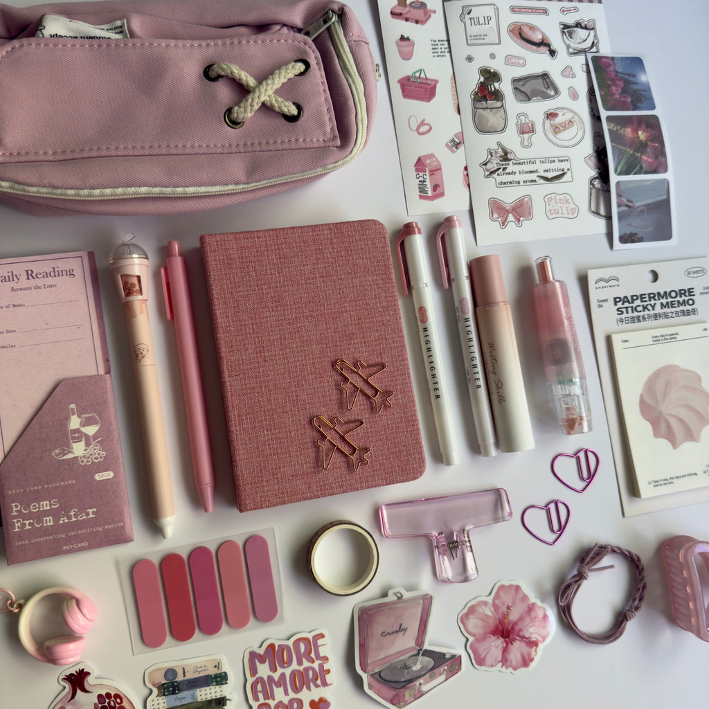 Pink Tulip Journal Set 🩷