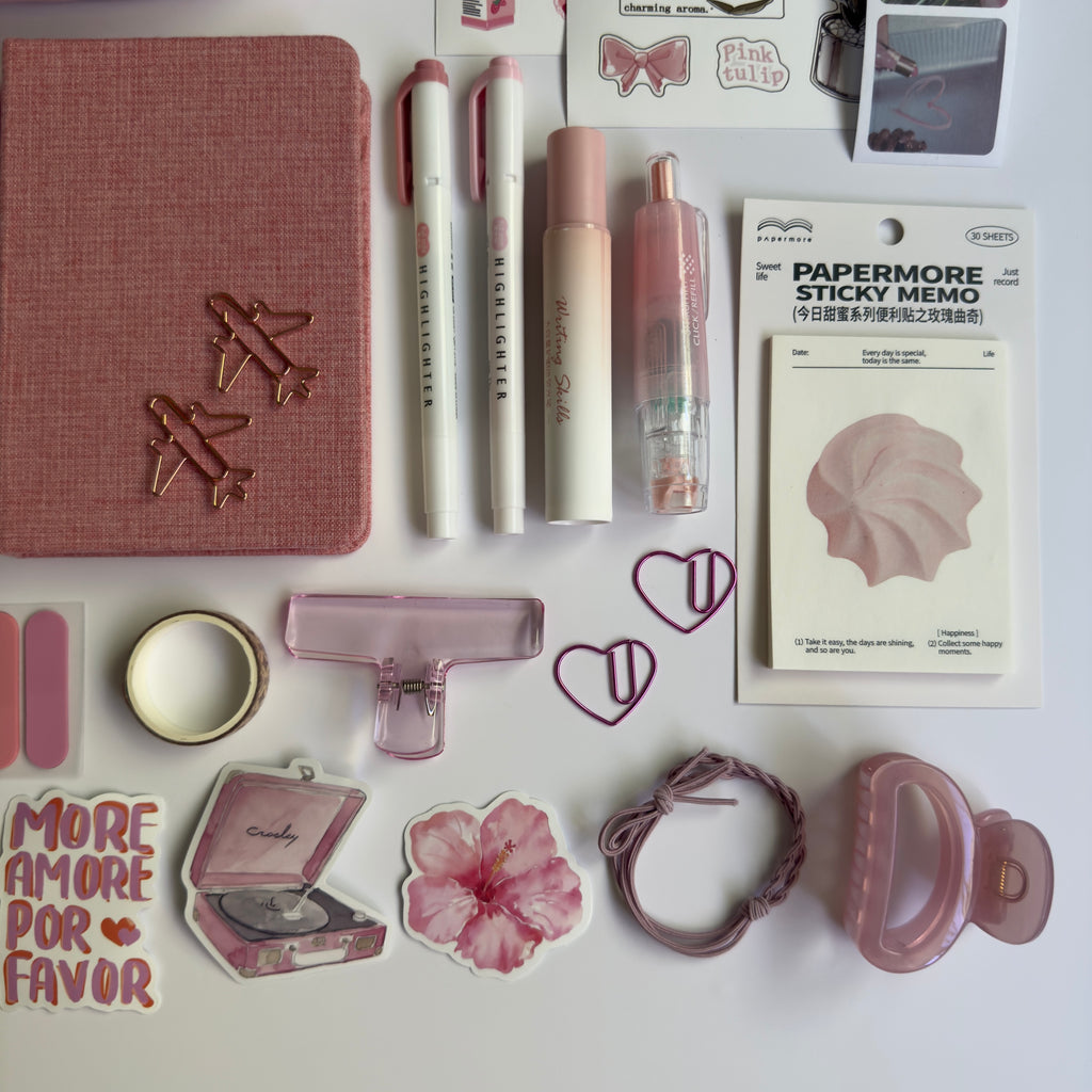 Pink Tulip Journal Set 🩷