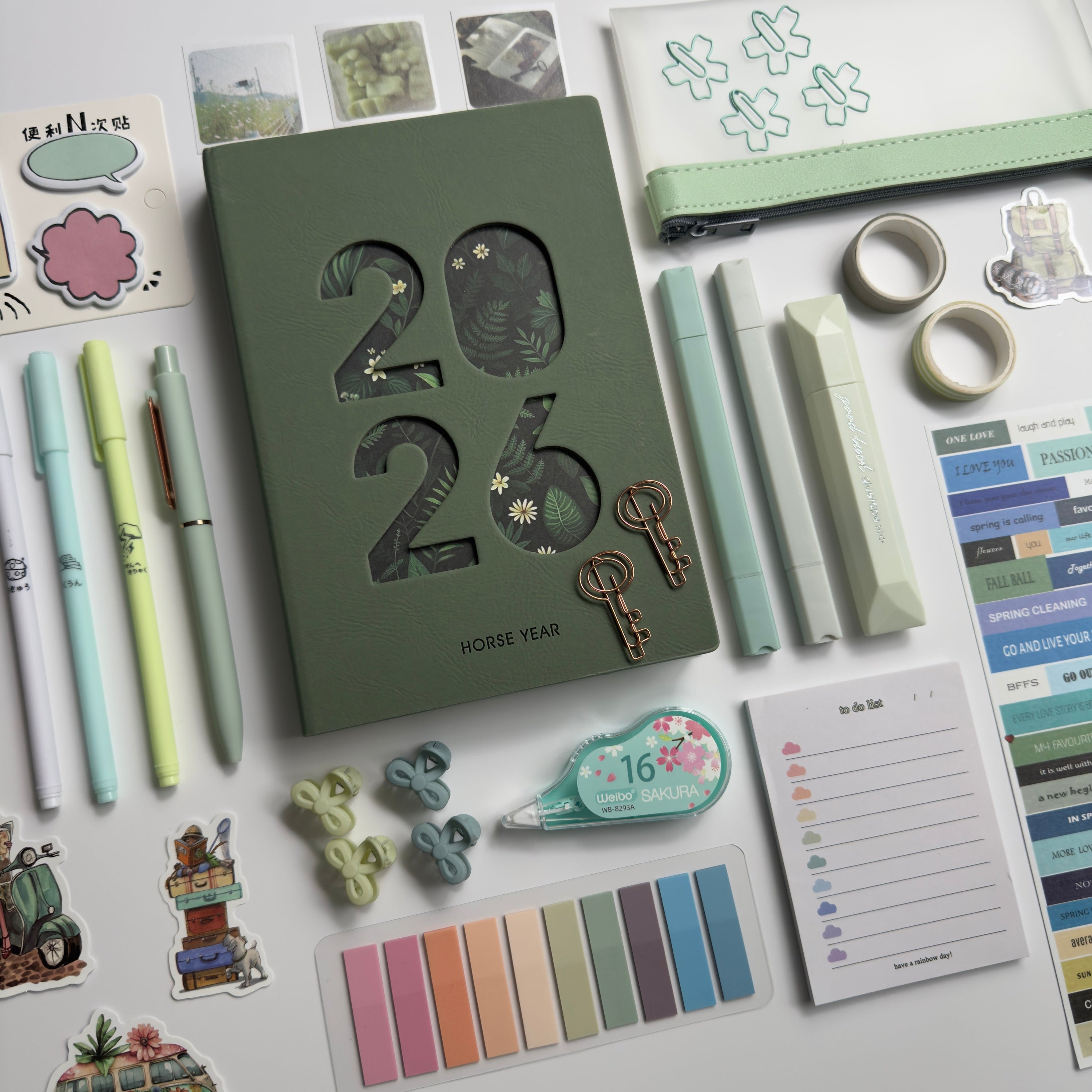 🌿 Green 2026 Year Planner Bundle