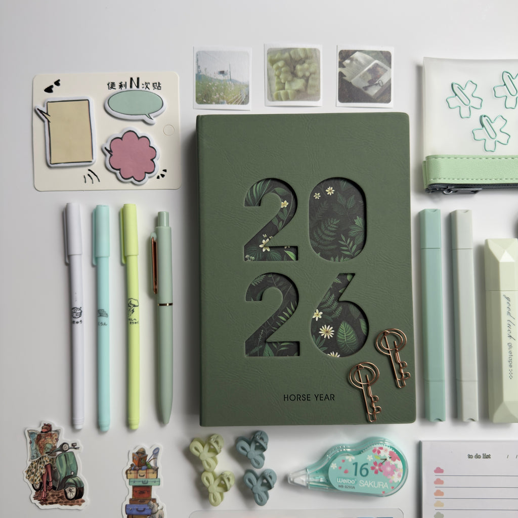 🌿 Green 2026 Year Planner Bundle