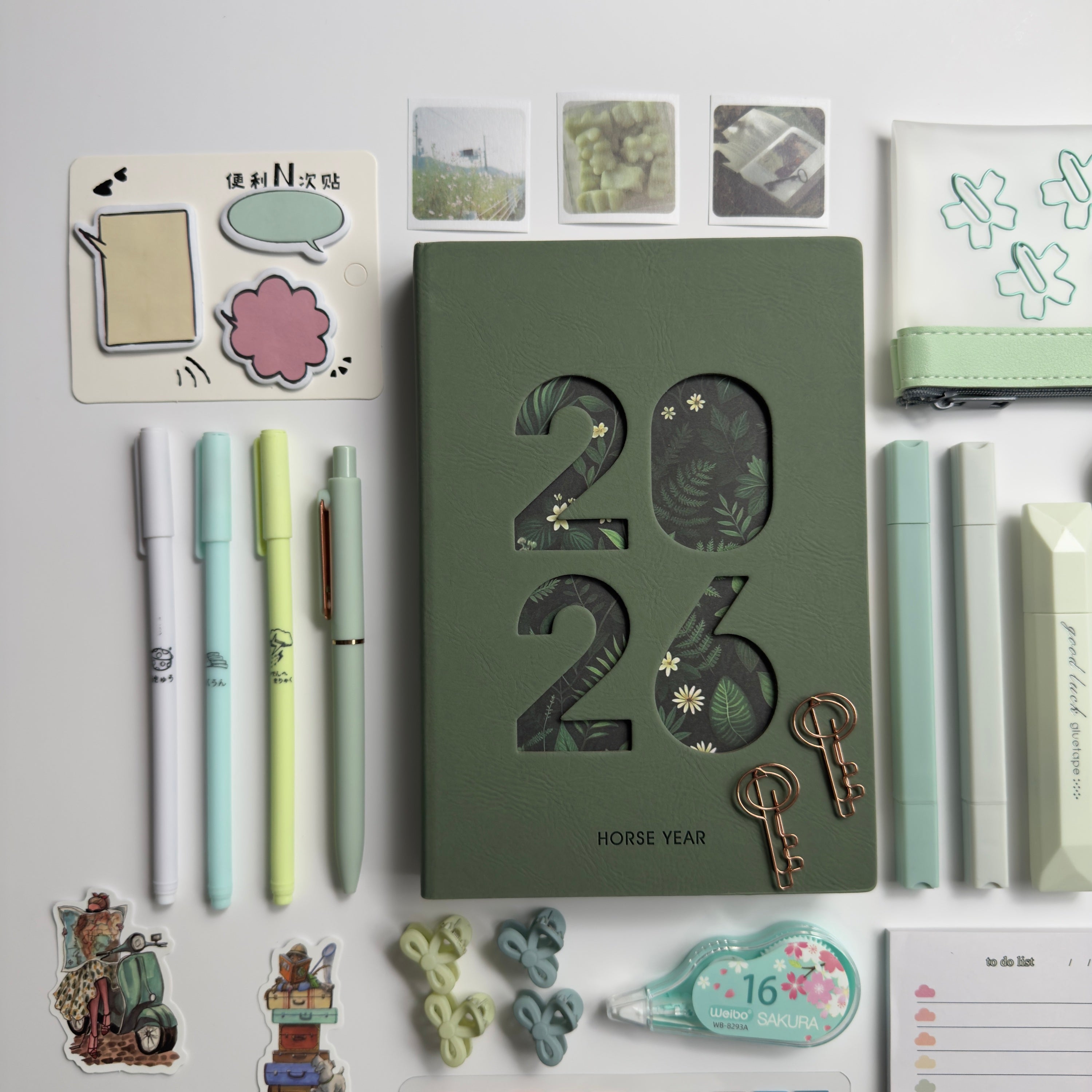 🌿 Green 2026 Year Planner Bundle