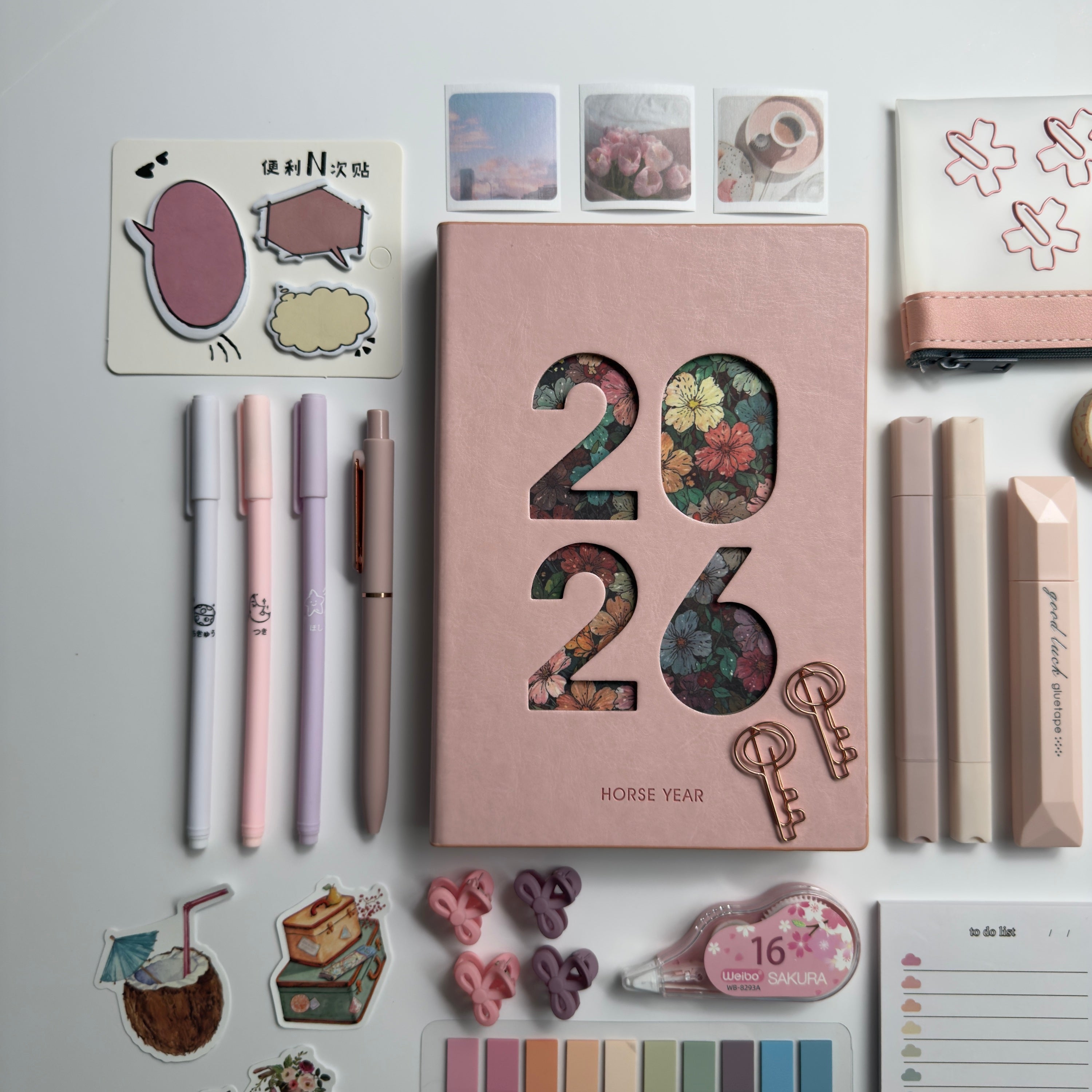 🌸 Pink 2026 Year Planner Bundle