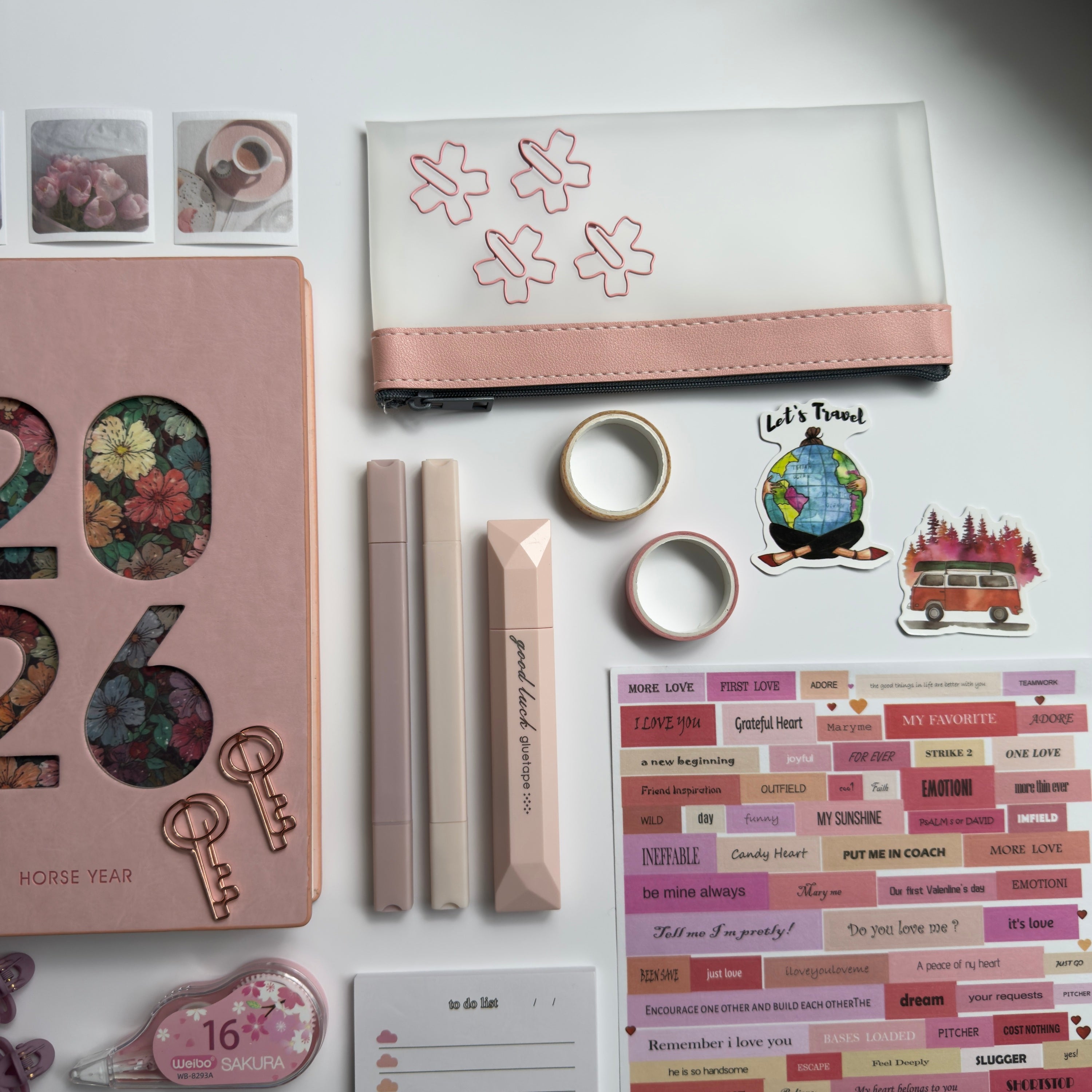 🌸 Pink 2026 Year Planner Bundle