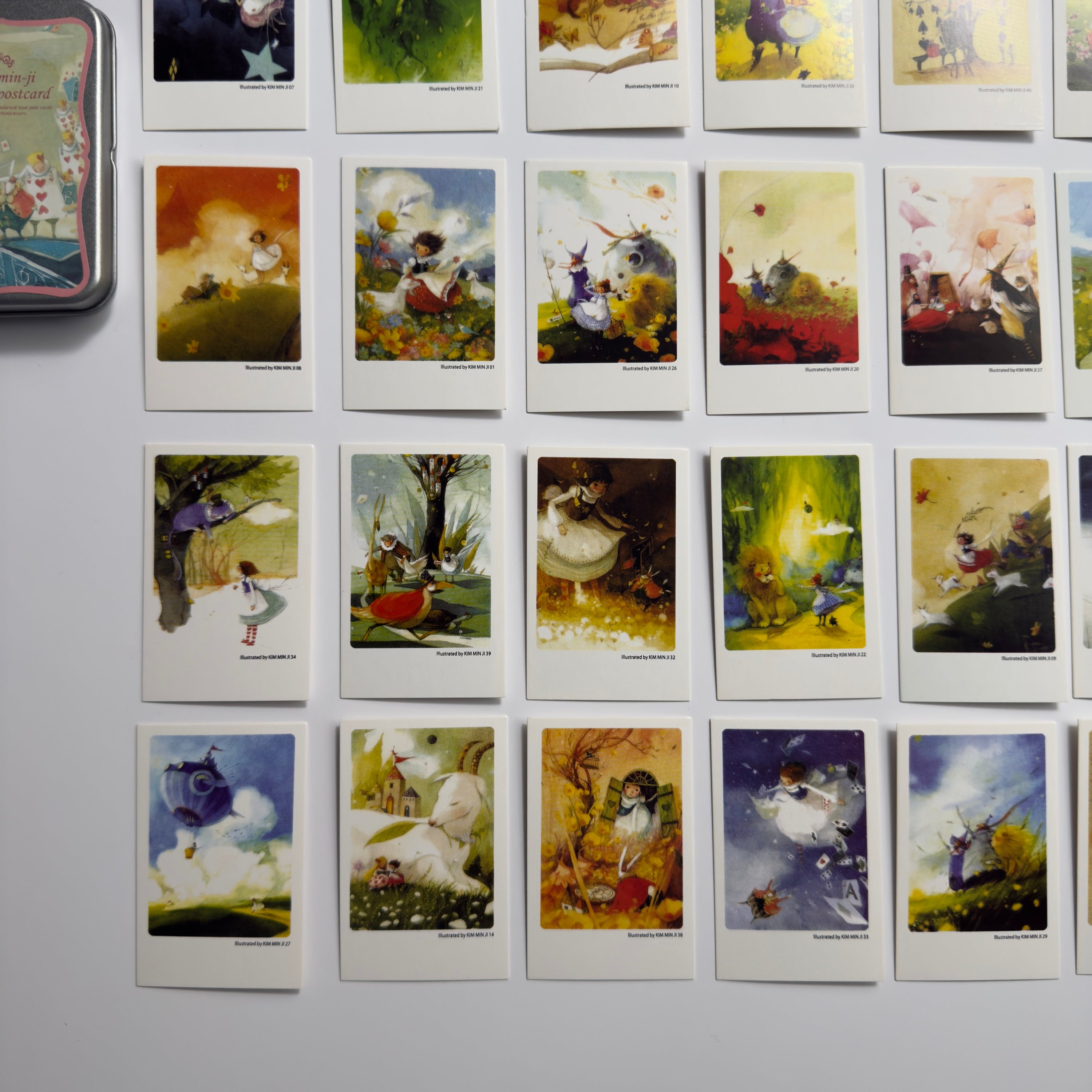 🧚‍♀️ Kim Min-Ji Classic Collection - Mini Postcards in a Tin Box