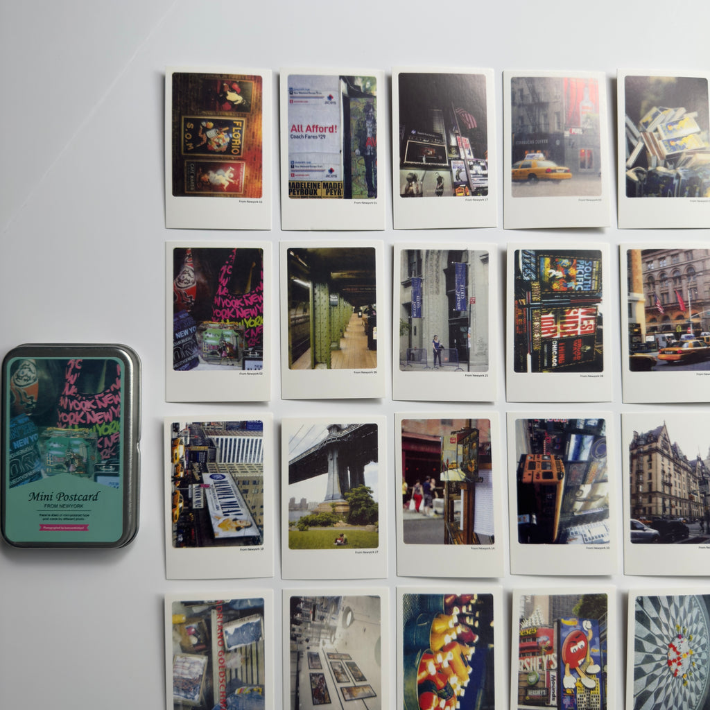🗽New York Collection - Mini Postcards in a Tin Box