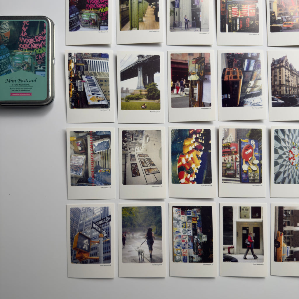🗽New York Collection - Mini Postcards in a Tin Box
