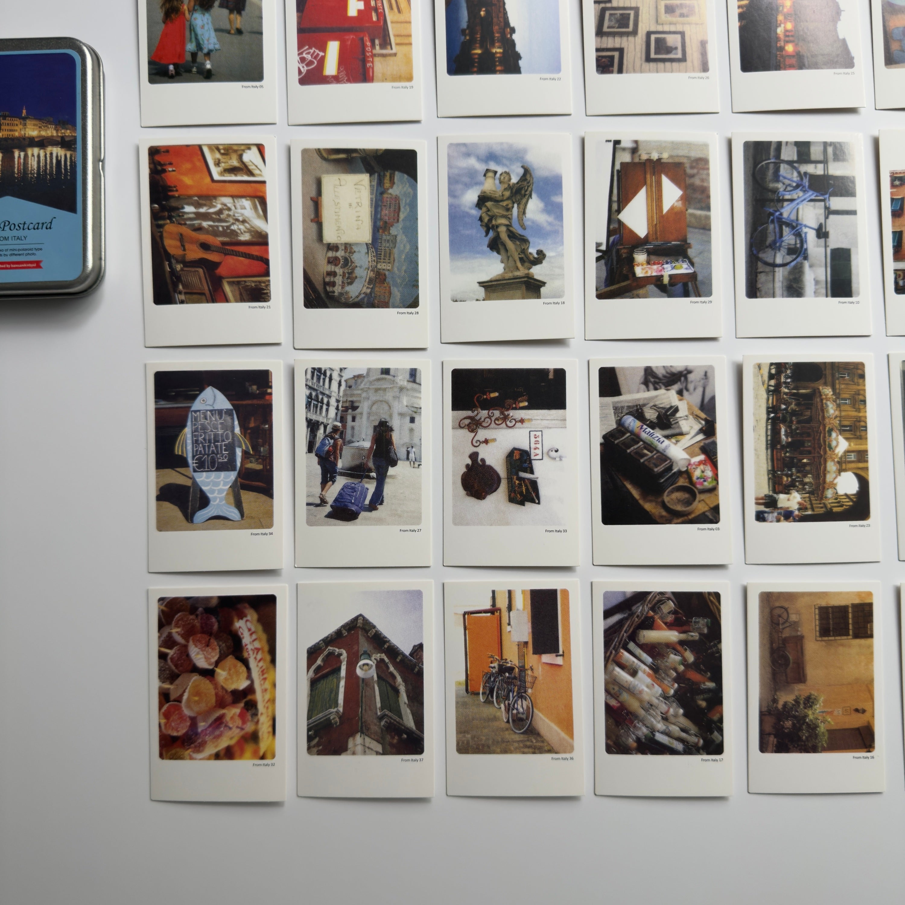 🇮🇹 Italy Collection - Mini Postcards in a Tin Box